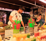 La Rambla gatvės turgus