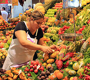 La Rambla gatvės turgus