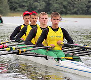 Saulius Ilonis, Julius Lesauskas, Mantas Trak&scaron;elis ir Justinas Bala&scaron;aitis