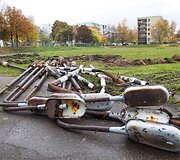 Stadiono statyboms duotas startas