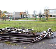 Stadiono statyboms duotas startas