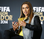 Brazilų futbolininkė Marta