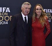 Carlo Ancelotti ir su žmona Luisa