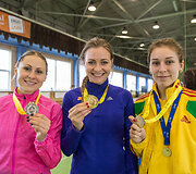 Vaida Žūsinaitė, Laura Asadauskaitė ir Lina Gri&scaron;iūtė