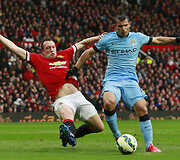 Philas Jonesas ir Sergio Aguero