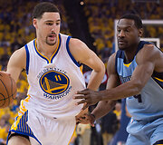 Klay Thompsonas ir Tony Allenas