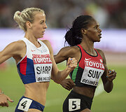 Lynsey Sharp ir Eunicke Jepkoech Sum