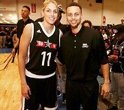 Elena Delle Donne su Steohenu Curry