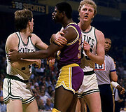 Danny Ainge'as, Magicas Johnsonas ir Larry Birdas, 1985 m.