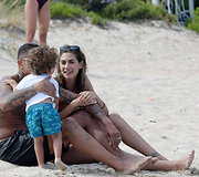 Kevinas-Prince'as Boatengas su žmona Melissa Satta