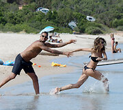 Kevinas-Prince'as Boatengas su žmona Melissa Satta