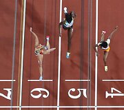 200 m finalo fini&scaron;as &ndash; Dafne Schippers laimėtoja