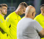 Lietuvos futbolo rinktinės atvira treniruotė