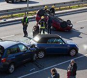 Avarija vakariniame Vilniaus aplinkelyje