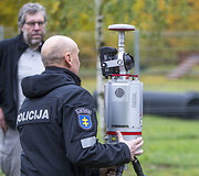 Policija demonstruoja naują 3D skanerį
