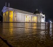 Vilniaus centras Kūčių vakarą