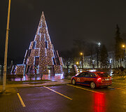 Vilniaus centras Kūčių vakarą