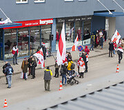 Baltarusijos nepriklausomybės dienos minėjimas prie Baltarusijos ambasados