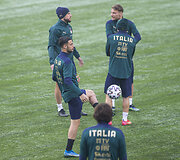 Italijos futbolo rinktinės atvira treniruotė