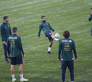 Italijos futbolo rinktinės atvira treniruotė