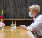 Ingridos &Scaron;imonytės ir Ursula von der Leyen susitikimas