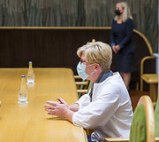 Ingridos &Scaron;imonytės ir Ursula von der Leyen susitikimas