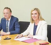 Vidaus reikalų ministerijoje lankėsi vidaus reikalų eurokomisarė Ylva Johansson
