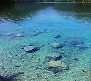 Alpsee ežeras prie Neuschwanstein pilies.