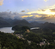Schloss hohenschwangau pilis.