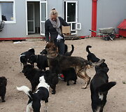 Agota Jakutytė ir augintiniai