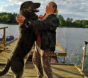 Rugilė augina Rytų Europos aviganius