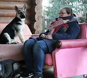 Rugilė augina Rytų Europos aviganius