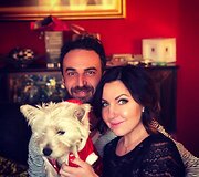 Eglė Dange Fontana su vyru Gianluca