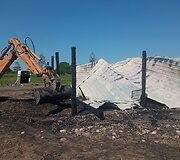 Arklių slėnyje įvykęs gaisras atėmė i&scaron; arklių namus 