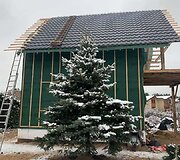Irena kartu su vyru atnaujino sodo namelį