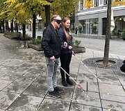 Pasivaik&scaron;čiojimas su gidu neregiu Kaune