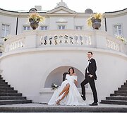 Akvilė Arlauskas-Matthews kartu su vyru Williamu