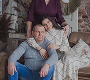 Akvilė Arlauskas-Matthews kartu su tėveliais