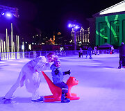 Vilniaus Tarptautinės Moterų Asociacijos (IWAV) organizuojamas &bdquo;Pink Blossom&ldquo; čiuožimo ant ledo renginys