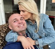 Indrė Rozvadovskė su vyru