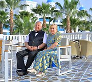 Irena kartu su vyru 