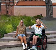 Evelina su sūnumi Kristupu