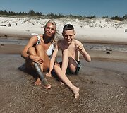 Evelina su sūnumi Kristupu