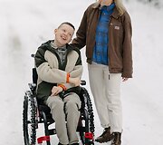 Evelina su sūnumi Kristupu