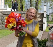 Konkurso &bdquo;100 tulpių mamai&ldquo; prizas