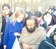 Su dvasiniu guru &Scaron;ri &Scaron;ri Ravi &Scaron;ankaru Indijoje