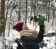 Džeko Raselo terjeras Morka su &scaron;eimininke Luka Lesauskaite