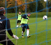 Lietuvos futbolo rinktinė rengiasi mū&scaron;iui su bosnių ekipa