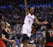 Jono Valančiūno vedama &bdquo;Toronto Raptors&ldquo; nusileido &bdquo;Oklahoma Thunder&ldquo; ekipai 88:108