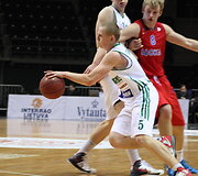 Kauno "Žalgirio" ir Maskvos CSKA jaunimo komandų mū&scaron;is dėl pirmosios vietos Eurolygos B grupėje